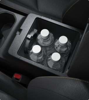 Console box with cooling function