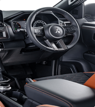 Easy-to-grip steering wheel