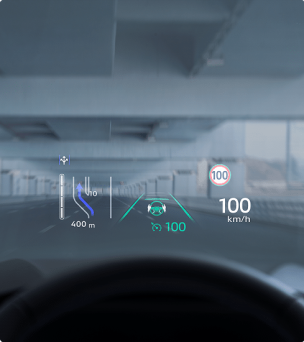 HUD (heads up display)