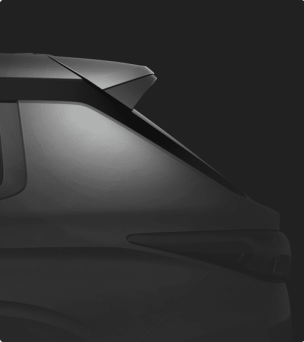 Rear spoiler with LED high-mounted brake light