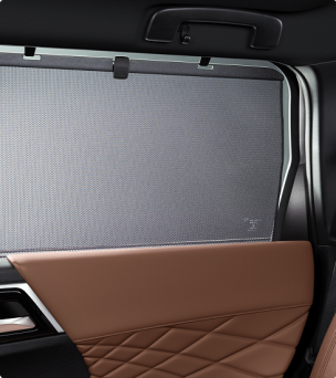 Pull-up sunshade for rear side windows